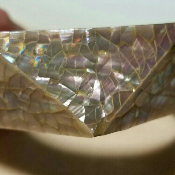 Abalone Inlay Bangle - Picture 2 of 3
